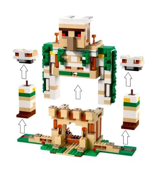 Lego Minecraft pevnosť železného golema