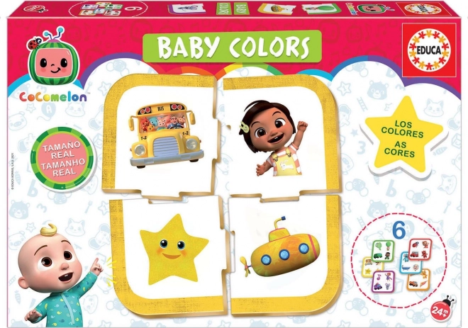 Educa Baby Puzzle CoComelon Poznávaj Farby