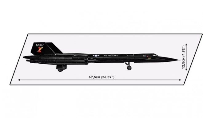 Kocky lietadlo Lockheed SR-71 1374 dielikov