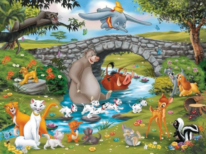 Ravensburger puzzle zvierací kamaráti XXL 100 dielikov