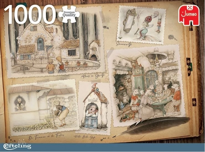 Jumbo puzzle kniha rozprávok Efteling 1000 dielikov