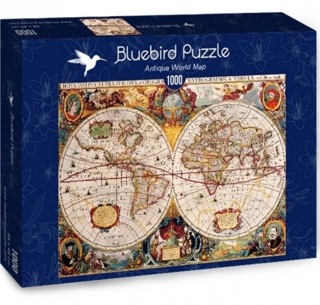 Puzzle antická mapa sveta 1000 dielikov