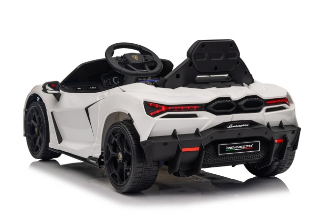 Detské elektrické vozidlo Lamborghini Revuelto biele