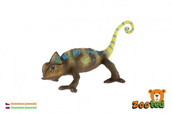 Chameleón Jemenský - Plastová Figurína 18cm