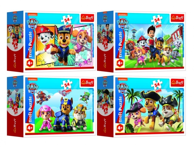 Minipuzzle Paw Patrol 54 dielikov