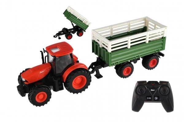 Traktor Zetor RC s prívesom na diaľkové ovládanie