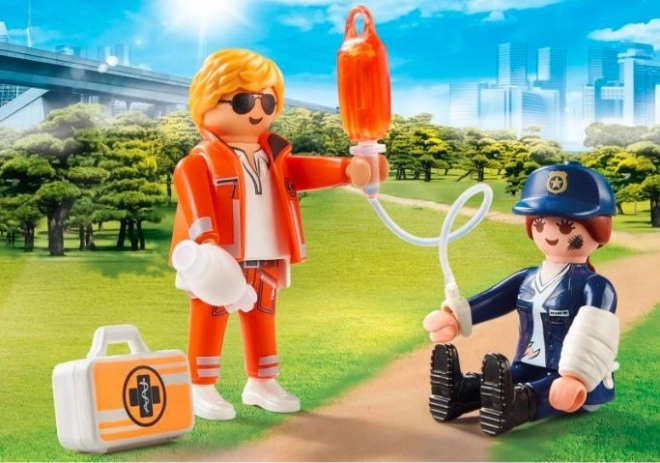 Playmobil duo balenie lekár a policajtka