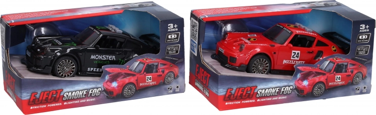 Dymový efekt pre realistickú jazdu