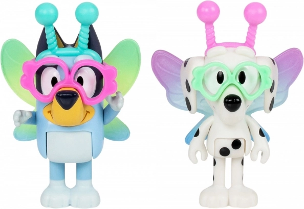 Figúrky Bluey dvoj-balenie Baby Bluey a Chloe