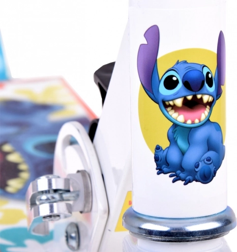 Skladacia kolobežka Disney STITCH biela pre deti do 50 kg