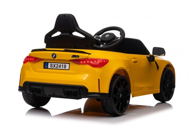 Auto na akumulátor BMW M4 žlté