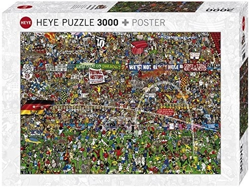 História futbalu Puzzle 3000 dielikov