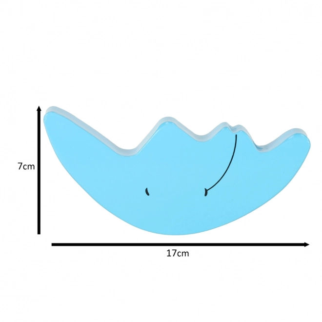 Montessori drevená hra na balansovanie - Mesiac