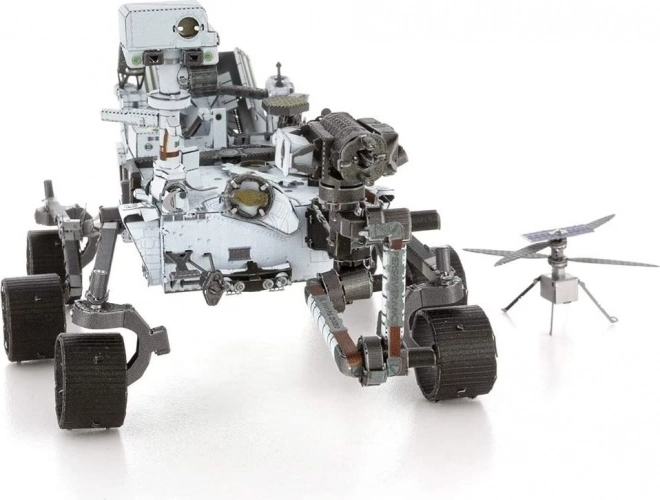 Metal Earth 3D puzzle Mars Rover Perseverance a Ingenuity vrtuľník