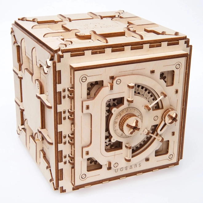 Ugears mechanická 3D drevená skladačka Trezor