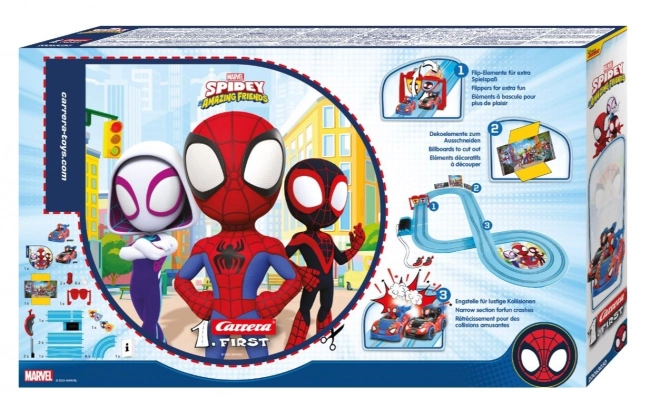 Autodráha Carrera First Spidey Go Webs Go