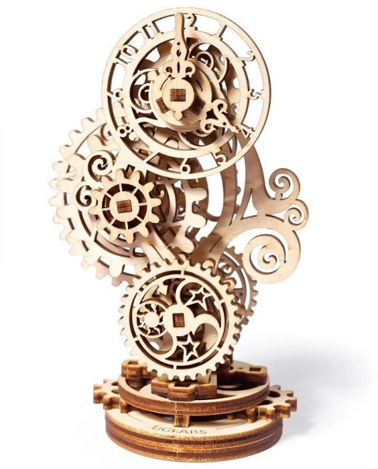 Ugears 3D drevené mechanické puzzle Steampunkové hodiny