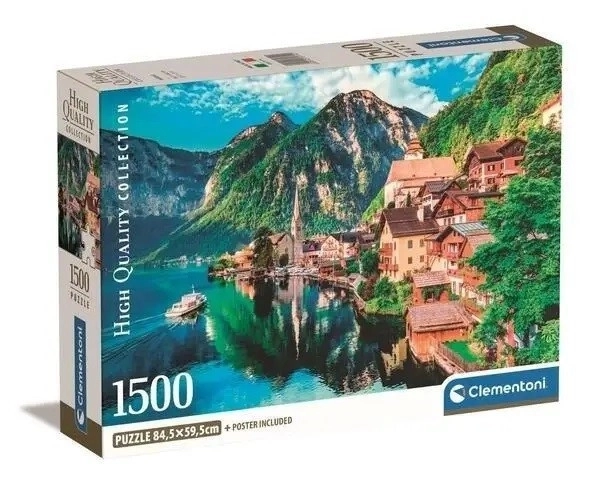 Puzzle 1500 dielikov Kompaktný Hallstatt