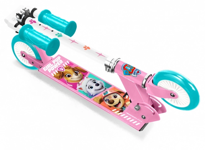 Dvojkolesová kolobežka Paw Patrol ružová