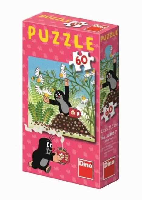 Puzzle Krtek a moudrá sova 60 dielikov