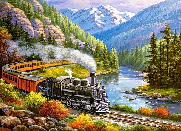 Castorland Puzzle Vlak Eagle River