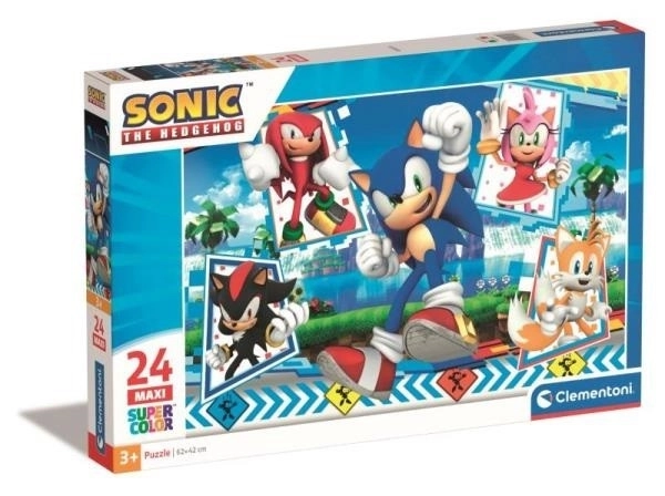 Clementoni: Puzzle 24 Maxi Super Sonic