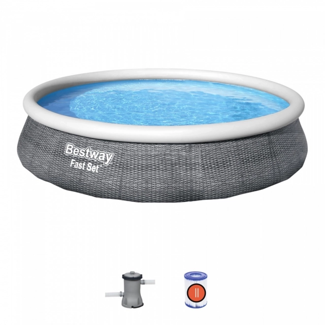 Kruhový bazén Fast Set s kartušovou filtráciou