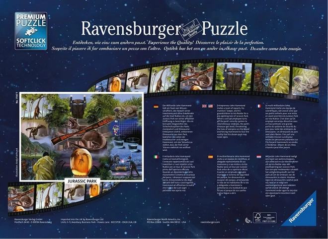 Ravensburger puzzle Jurský park 1000 dielikov