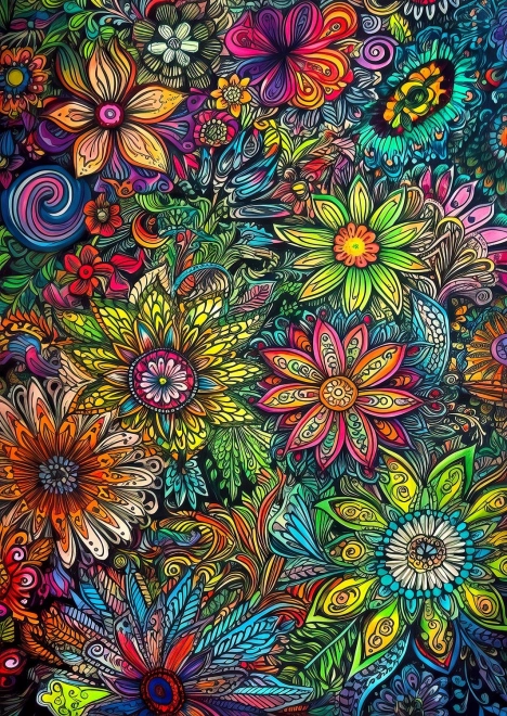 Puzzle Sila kvetín 1000 dielikov