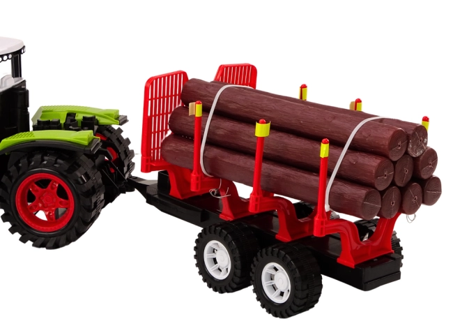 Realistická súprava traktor + príves