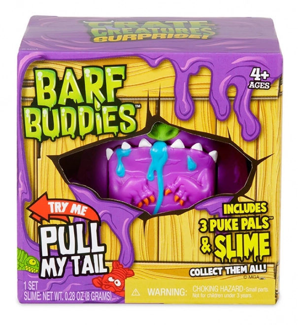 Crate Creatures prekvapenie zvracajúci kamarát