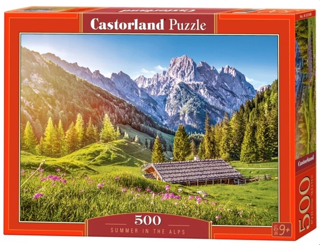 Puzzle Leto v Alpách 500 dielikov