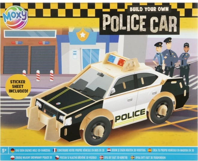 3D puzzle policajné auto