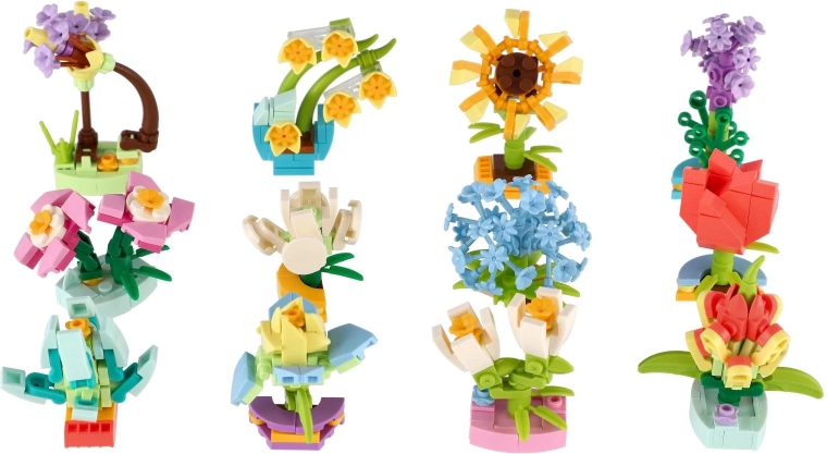 Pestrý mix mini kvetov