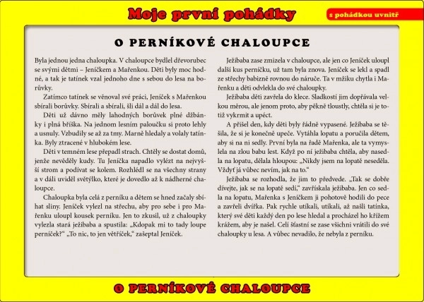 Puzzle O Perníčkovej Chalúpke 24 dielikov