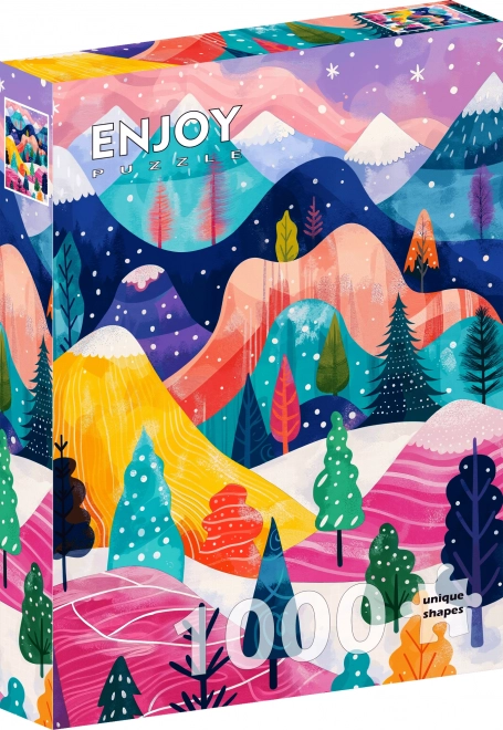 Puzzle Zimná paleta 1000 dielikov