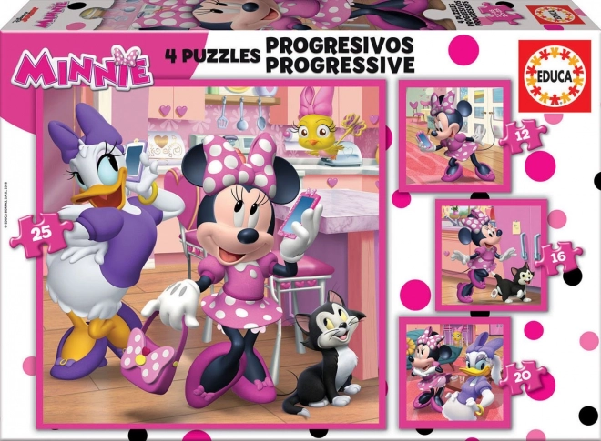 Educa Puzzle Minnie a Daisy 4v1