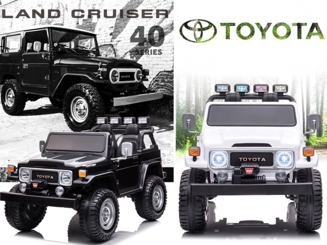 Detské elektrické auto Toyota Land Cruiser – Čierna