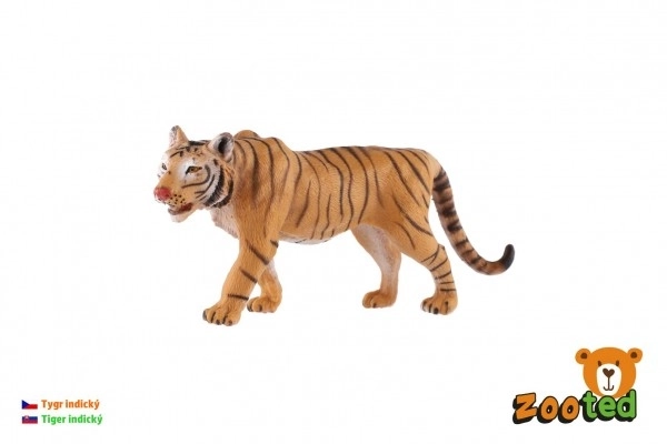 Indický tiger z plastu 13,5 cm