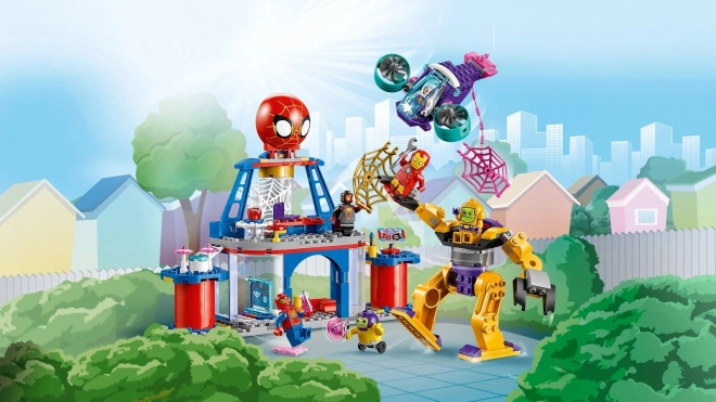 Základňa pavúčej družiny LEGO Super Heroes