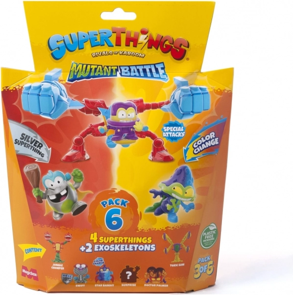 Figúrka SuperThings Mutant Battle 6 ks