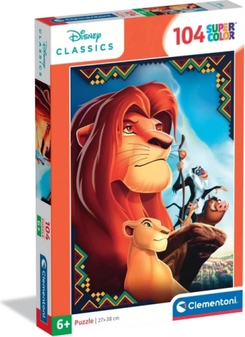 Clementoni puzzle 104 Super Color – Levie kráľ