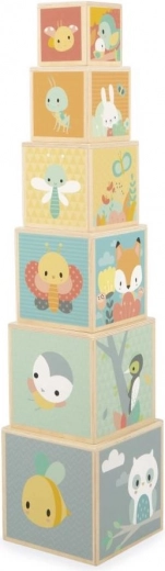 Kvalitné drevené prevedenie s ilustráciami