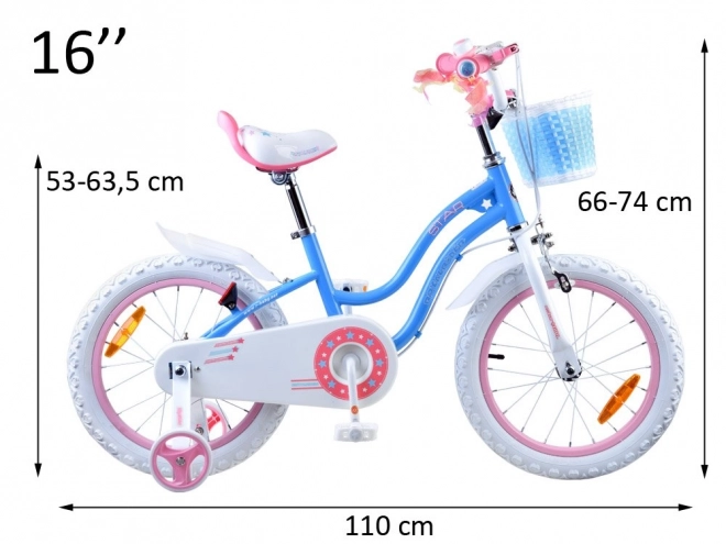 Royalbaby Star Girl 16" Dievčenský Bicykel