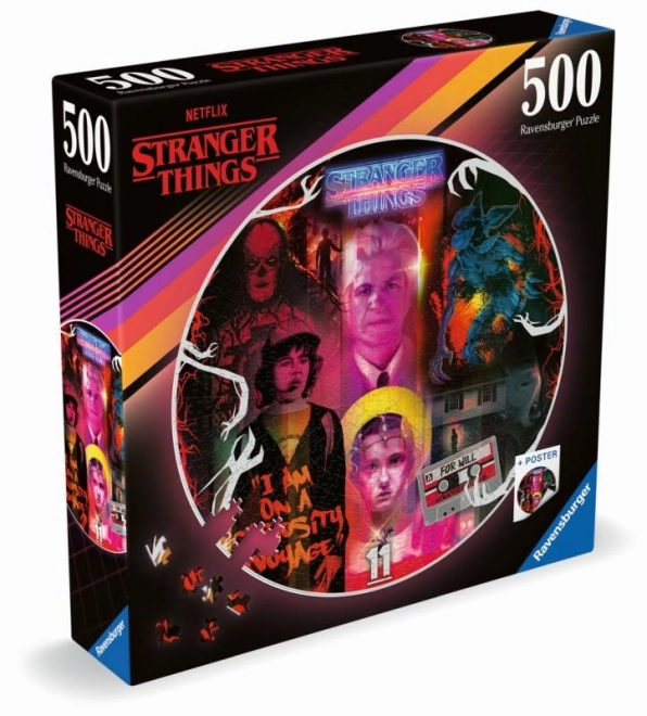 Kruhové puzzle Stranger Things 500 dielikov