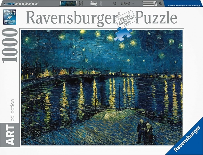 Ravensburger Puzzle Art Collection: Hviezdna noc nad Rhônou 1000 dielikov