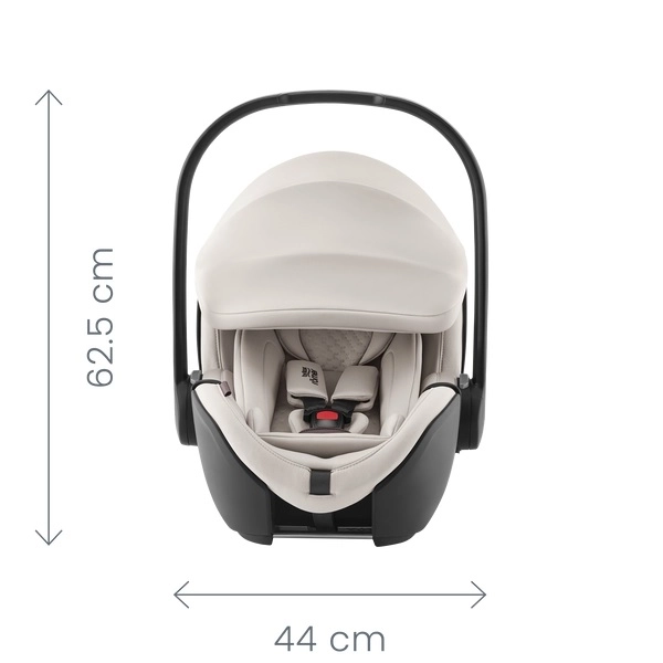 Detská autosedačka Baby-Safe Pro od Britax Römer v mrazivej šedej