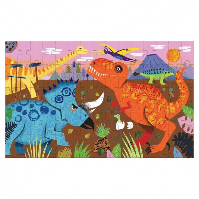 Lentikulárne puzzle Dinosaury