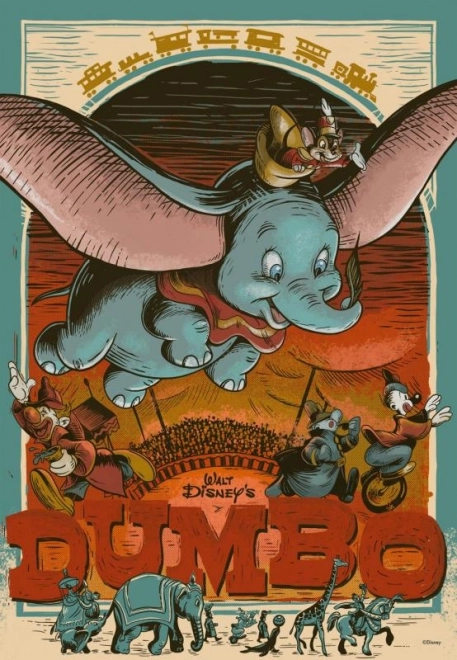 Ravensburger Puzzle Disney 100 rokov: Dumbo 300 dielikov