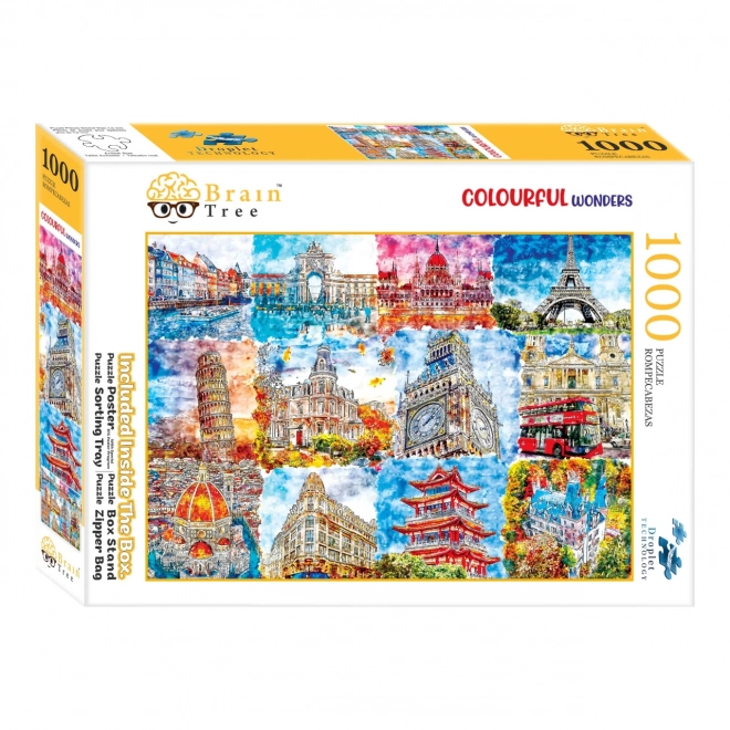 Puzzle Pamätihodnosti 1000 dielikov